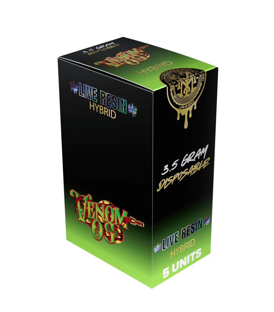 VENOM OG HYBRID | LIVE RESIN 3500 MG DISPOSABLE - Image 2