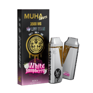 WHITE RASPBERRY INDICA | LIVE RESIN 3500 MG DISPOSABLE