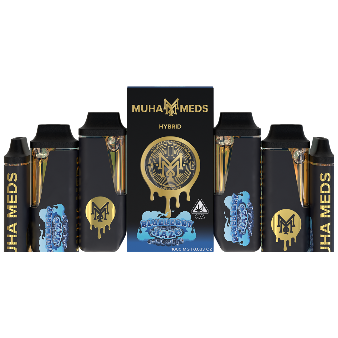 MUHA MEDS BLUEBERRY HAZE 2 GRAM DISPOSABLE| HYBRID – Muha Meds